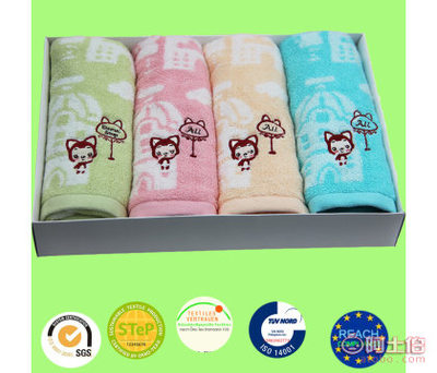 【晶鵬浙江蘭溪織造染整廠禮盒裝全棉32股棉紗提花繡花純棉毛巾JPMJ-0001】蘭溪市鵬基紡織染整廠 - 產品庫